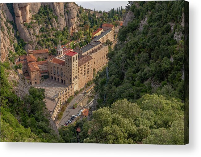 Abbey Acrylic Print featuring the photograph Abadia de Montserrat #1 by ReDi Fotografie