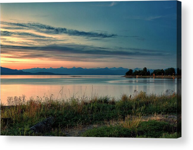Parksville Bay Acrylic Print featuring the photograph After Sunset #1 by Randy Hall