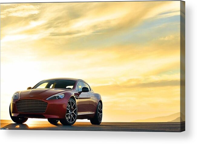 Aston Martin Rapide Acrylic Print featuring the photograph Aston Martin Rapide #1 by Jackie Russo