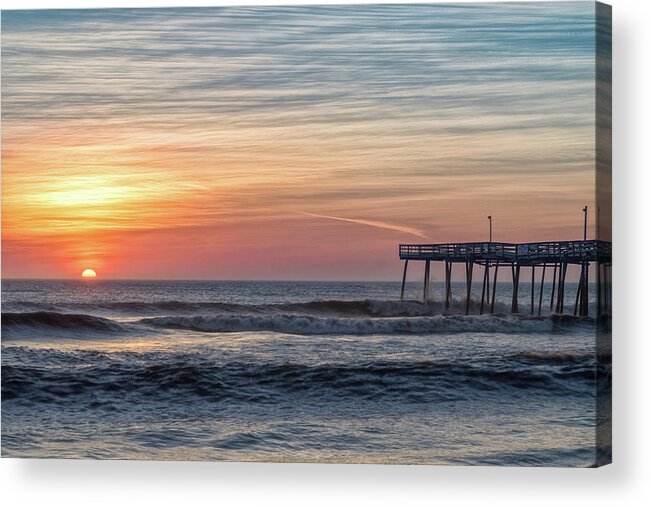 Landscape Acrylic Print featuring the photograph Beaching It #1 by Russell Pugh