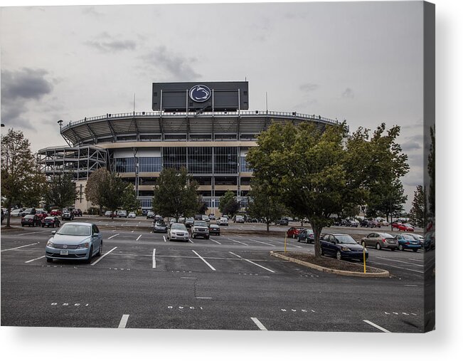 Penn State Acrylic Print featuring the photograph Beaver Stadium Penn State #1 by John McGraw