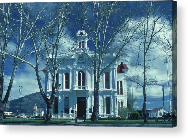Government Acrylic Print featuring the photograph Bridgeport Court House #1 by Joe Palermo