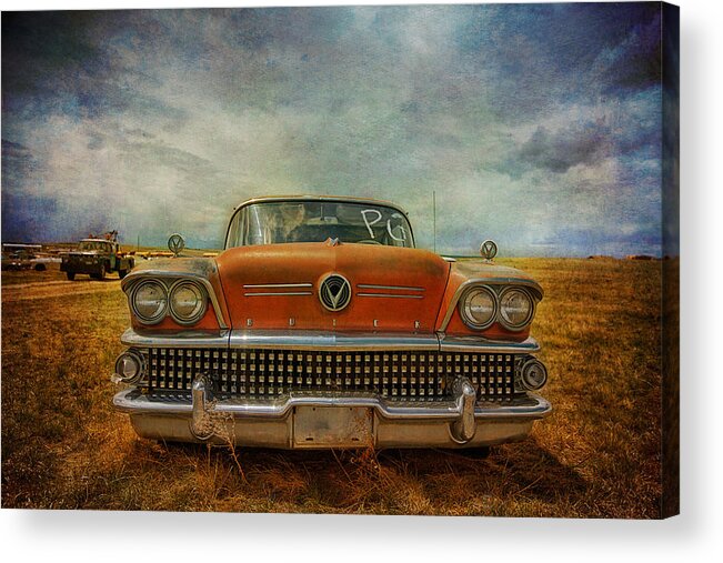 Buick Acrylic Print featuring the photograph Buick #1 by Elin Skov Vaeth