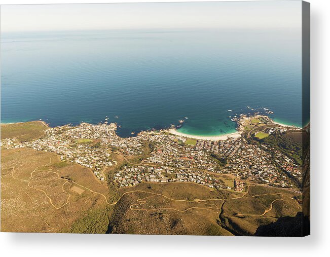 Built Structure Acrylic Print featuring the photograph Camps Bay, Cape Town, South Africa #1 by Marek Poplawski