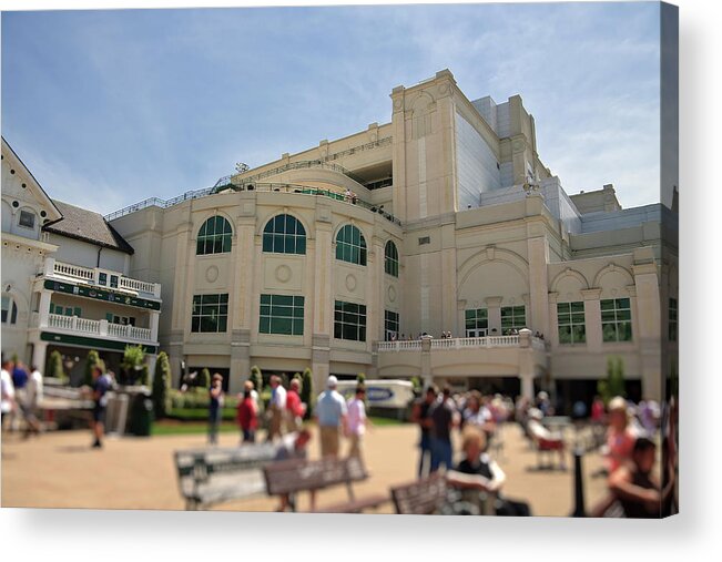 Churchill Acrylic Print featuring the photograph Churchill Downs #1 by Jill Lang