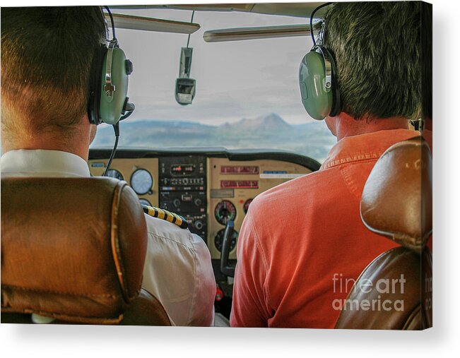Air Acrylic Print featuring the photograph Cockpit by Patricia Hofmeester