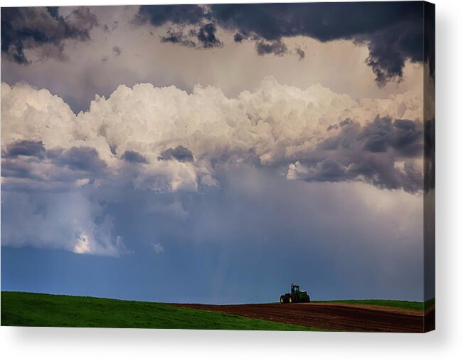 Agriculture Acrylic Print featuring the photograph Country Spring Storm #2 by James BO Insogna
