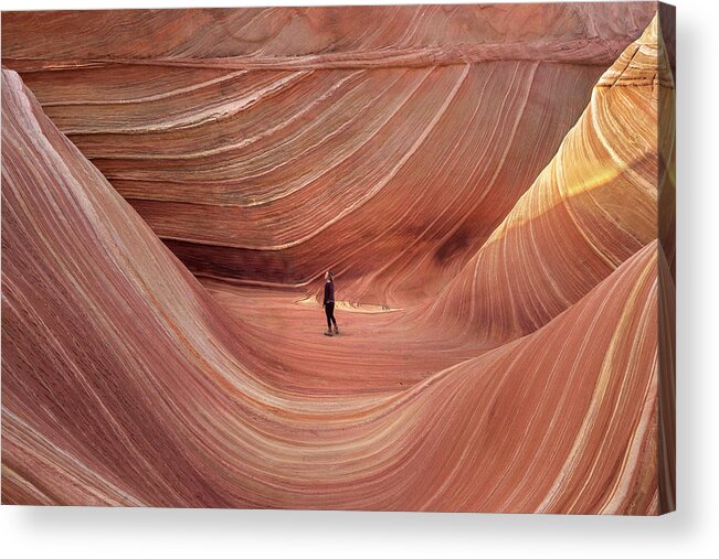 The Wave Acrylic Print featuring the photograph Coyote Buttes North #1 by Michael Just