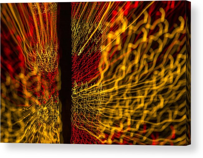 Ready Acrylic Print featuring the photograph Dancing Lights 5 #1 by Penny Lisowski