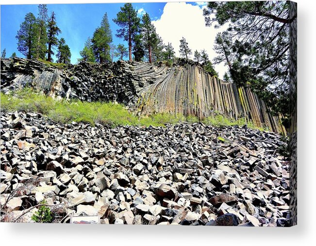 Basaltic Columns Acrylic Print featuring the photograph Devils Postpile #1 by Joe Lach