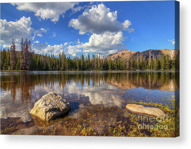 Ephemeral Acrylic Print featuring the photograph Ephemeral Lake #2 by Spencer Baugh