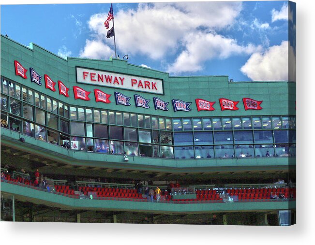 Fenway Park Acrylic Print featuring the photograph Fenway Park #1 by Mitch Cat