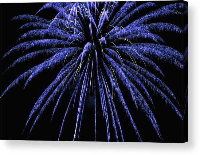Fireworks Acrylic Print featuring the photograph Fireworks #1 by Joe Granita