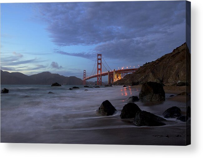 America Acrylic Print featuring the photograph Golden Gate Bridge #2 by Evgeny Vasenev