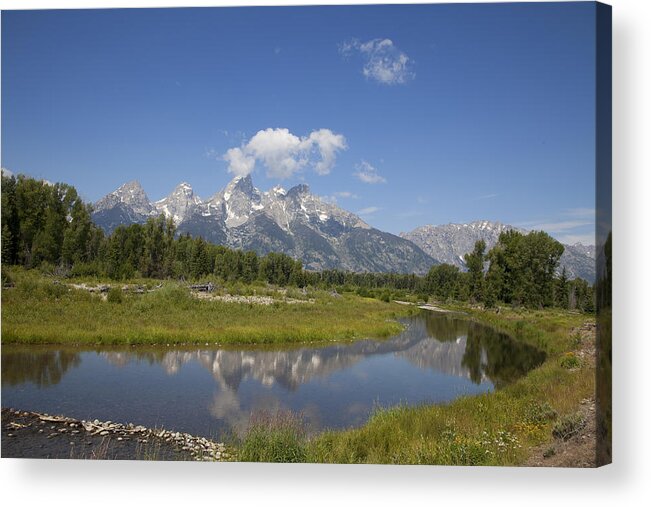 Wyoming Acrylic Print featuring the photograph Grand Teton National Park #1 by Mark Smith