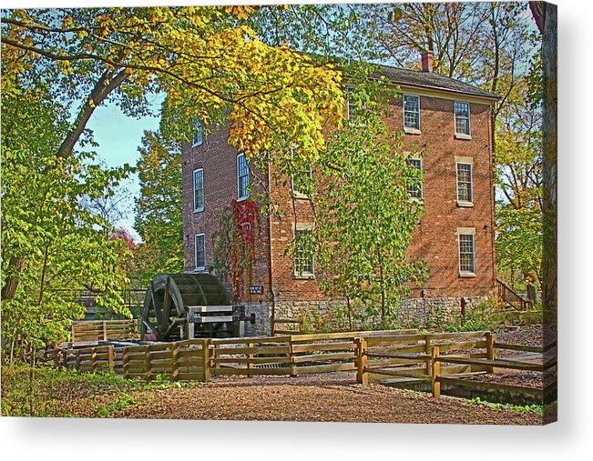Mill Acrylic Print featuring the photograph Graue Mill #1 by Ira Marcus