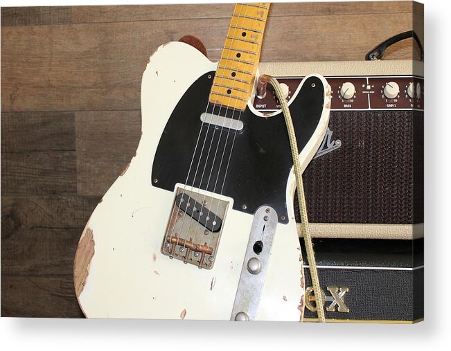 Guitar Acrylic Print featuring the photograph Guitar #1 by Jackie Russo