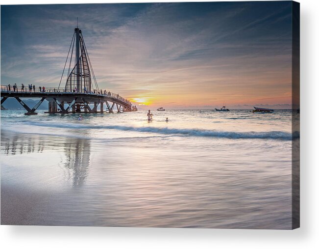 Playa Acrylic Print featuring the photograph heche en Mexico #1 by Edward Kreis