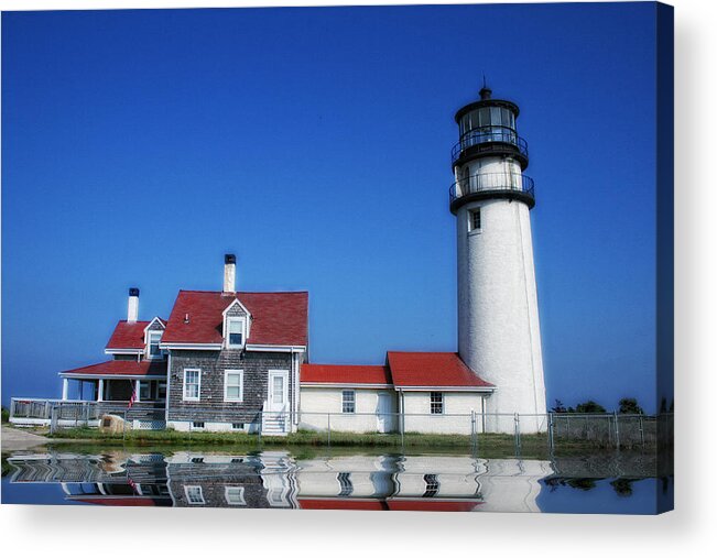 Lighthouse Acrylic Print featuring the photograph Highland Lighthouse #1 by Gina Cormier