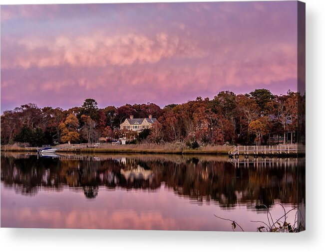 Sunset Acrylic Print featuring the photograph In The Pink #1 by Cathy Kovarik