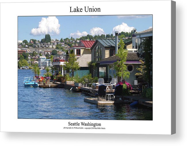 Seattle Photographs Acrylic Print featuring the photograph Lake Union #1 by William Jones