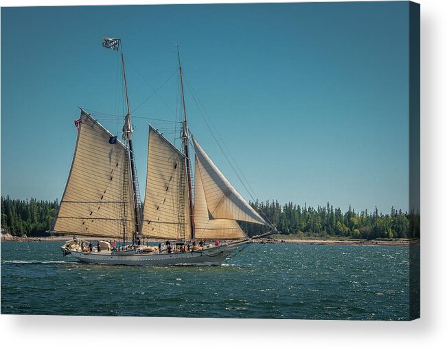Schooner Acrylic Print featuring the photograph Mary Day by Fred LeBlanc
