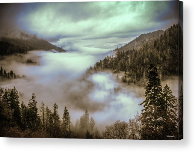 Mountains Acrylic Print featuring the photograph Morning Mountains II #1 by Rebecca Hiatt