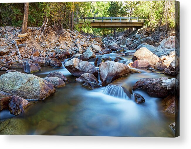 Canyon Acrylic Print featuring the photograph Next Crossing #1 by James BO Insogna