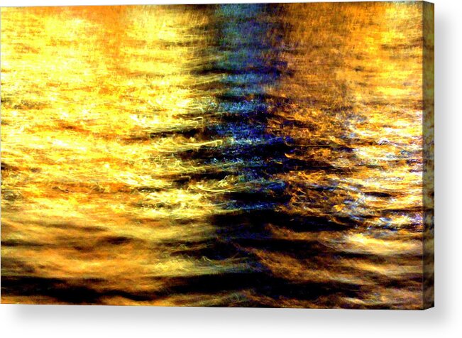 Night.wave Acrylic Print featuring the photograph Night Wave #1 by Kumiko Mayer