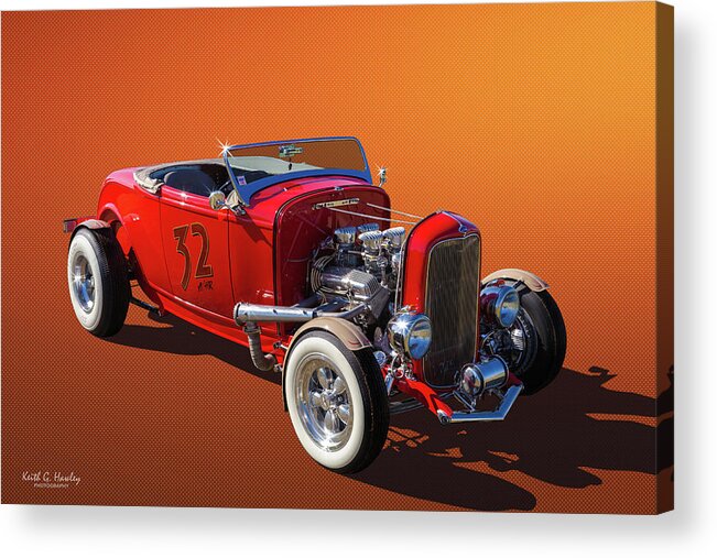 Car Acrylic Print featuring the photograph Number 32 #1 by Keith Hawley