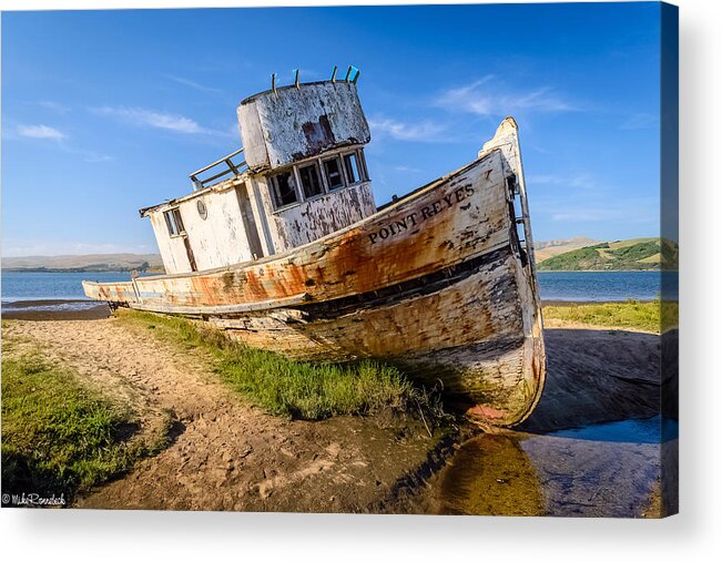 Pt Reyes Acrylic Print featuring the photograph Pt Reyes #1 by Mike Ronnebeck