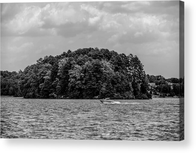 Toxaway Acrylic Print featuring the photograph Relaxing On Lake Keowee In South Carolina by Alex Grichenko