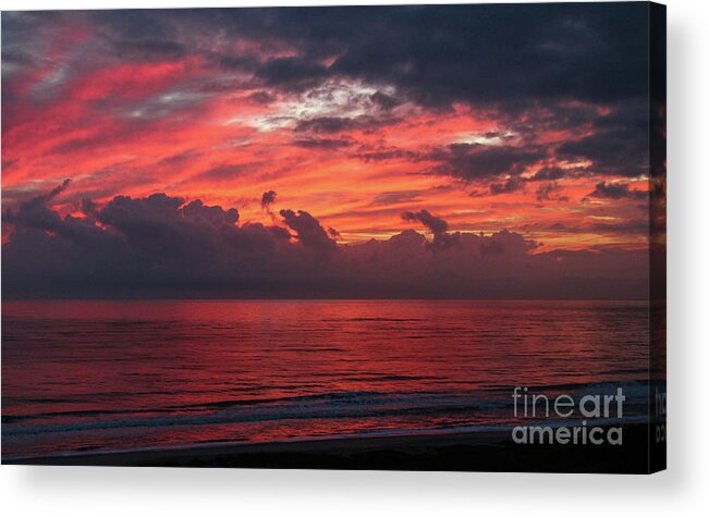 Beach Acrylic Print featuring the photograph Sunrise #2 by Les Greenwood