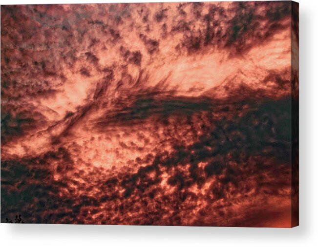 Sunset Acrylic Print featuring the photograph Dragon Fire by Doolittle Photography and Art
