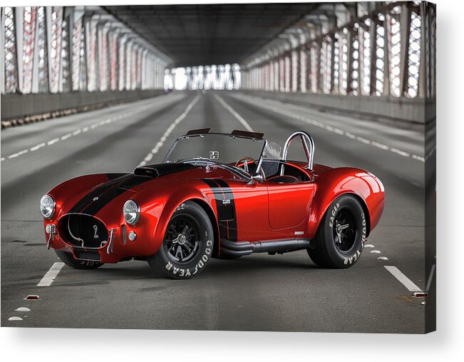 American Acrylic Print featuring the photograph #Superformance #Cobra #1 by ItzKirb Photography