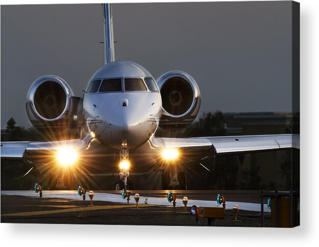 Phenicie Acrylic Print featuring the photograph Taking the Runway #1 by James David Phenicie