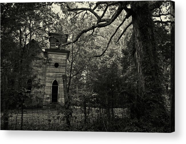 Church Acrylic Print featuring the photograph The Abandoned Church #1 by George Taylor