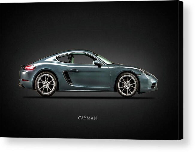 Porsche Cayman Acrylic Print featuring the photograph The Cayman by Mark Rogan