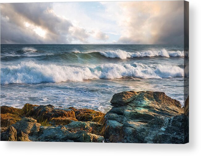 Newport Acrylic Print featuring the photograph A Clearing by Robin-Lee Vieira