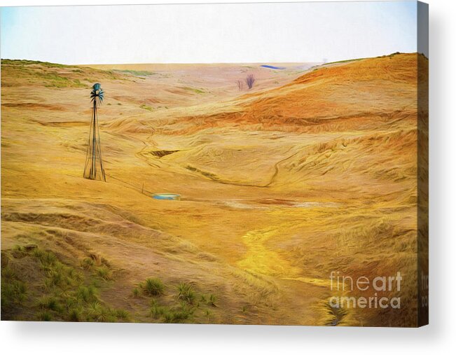 The Land Acrylic Print featuring the photograph The Land #1 by Jon Burch Photography