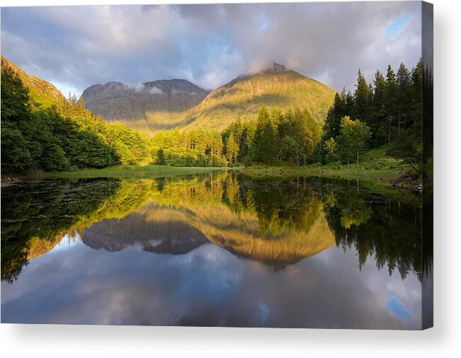 Bidean Nam Bian Acrylic Print featuring the photograph The Torren Lochan #1 by Stephen Taylor