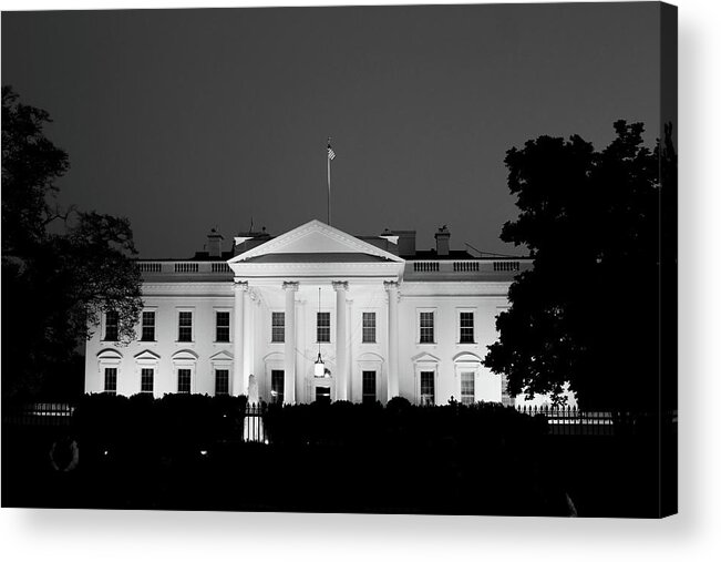 The White House Acrylic Print featuring the photograph The White House by Jackson Pearson