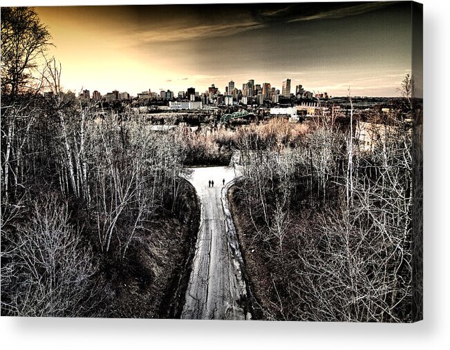Edmonton Acrylic Print featuring the photograph Two's Company #1 by Russell Styles