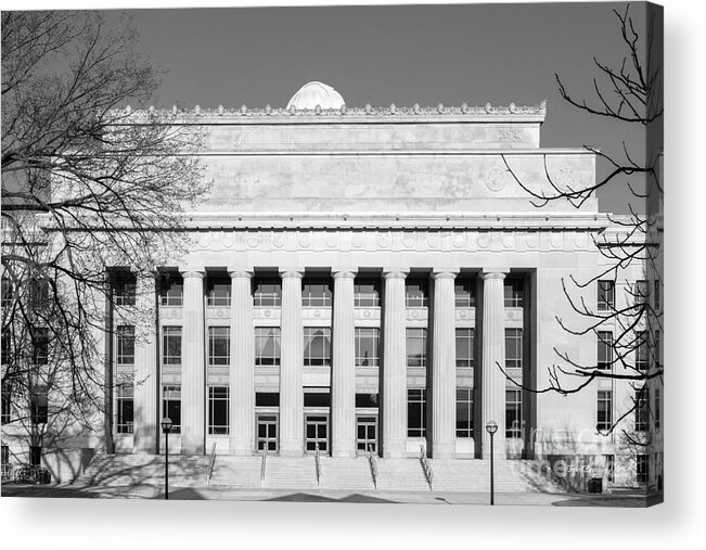 Ann Arbor Acrylic Print featuring the photograph University of Michigan Angell Hall by University Icons