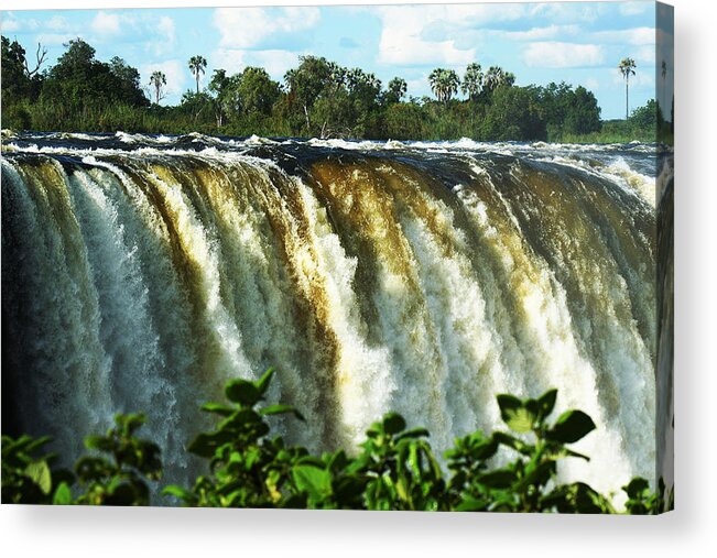 Iconic Acrylic Print featuring the photograph Victoria Falls #2 by Suanne Forster