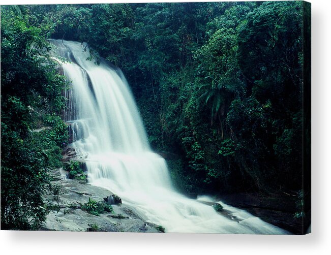 Waterfall Acrylic Print featuring the photograph Waterfall #1 by Amarildo Correa