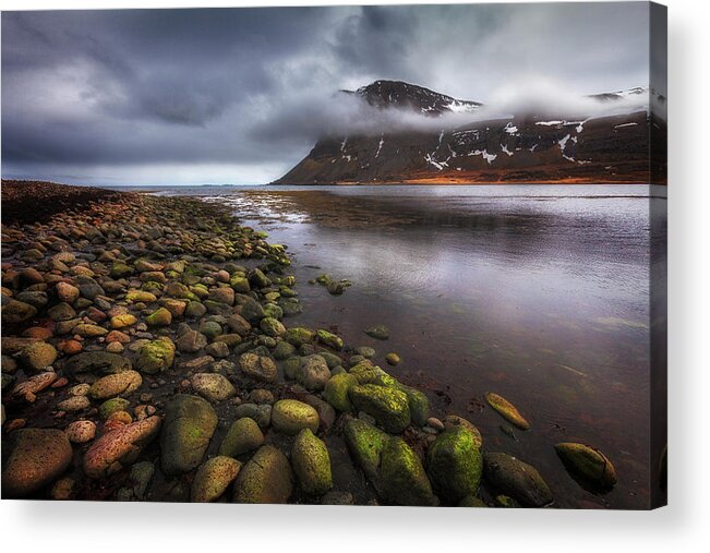 Iceland Acrylic Print featuring the photograph West Fjords by Dominique Dubied