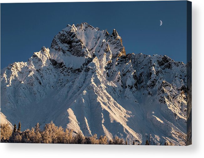 Alaska Acrylic Print featuring the photograph Williams Peak by Fred Denner