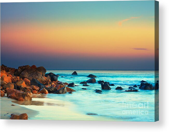 Beautiful Acrylic Print featuring the photograph Sunset #10 by MotHaiBaPhoto Prints