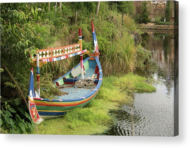 Shaman Boat Acrylic Print featuring the photograph 10715 Boat by Pamela Williams